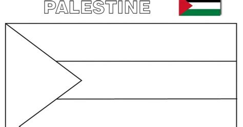 Geography Blog: Palestine flag coloring page