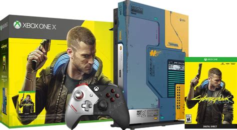 Microsoft Xbox One X 1TB Cyberpunk 2077 Limited Edition Console Bundle ...