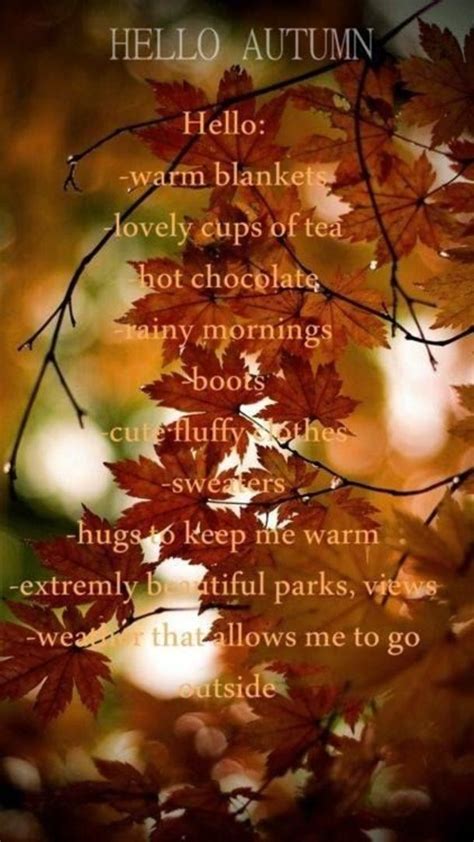 100 Of The Best Inspirational Hello Fall Quotes And Sayings | Hello ...