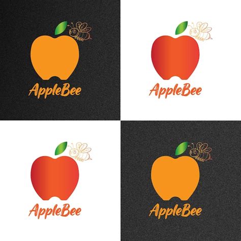 Premium Vector | Applebee logo design template