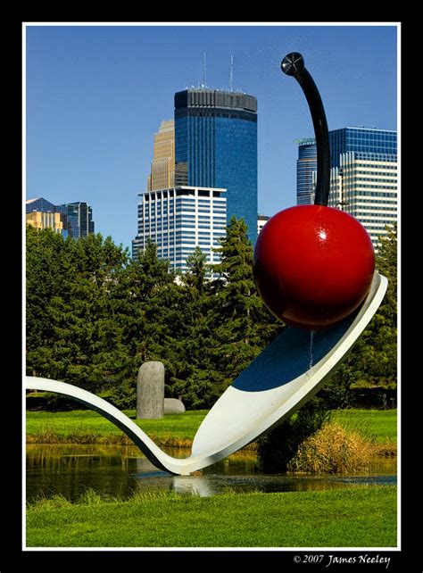 Cherry and Spoon | The 'Cherry and Spoon' sculpture in the M… | Flickr