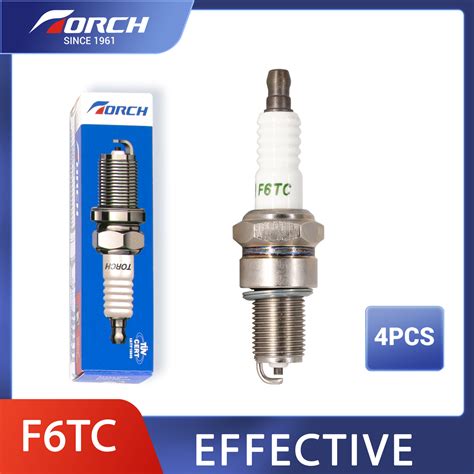 4X TORCH F6TC Spark Plug Replace for NGK BP6ES for Bosch W175T30 ...