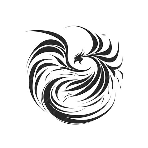 Premium AI Image | abstract design black and white swirl