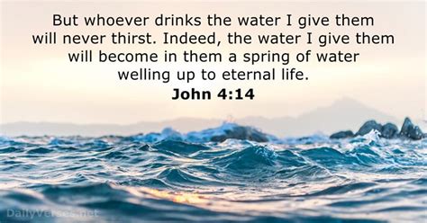 100 Bible Verses about 'Water to drink' - DailyVerses.net