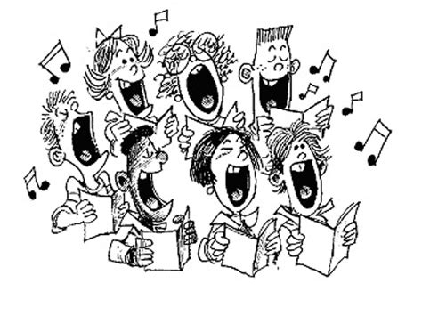 church choir clipart _ Church Choir Singing Clip Art