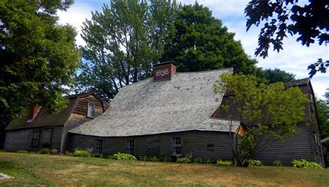 the oldest surviving timber-frame house in America: the Fairbanks House ...