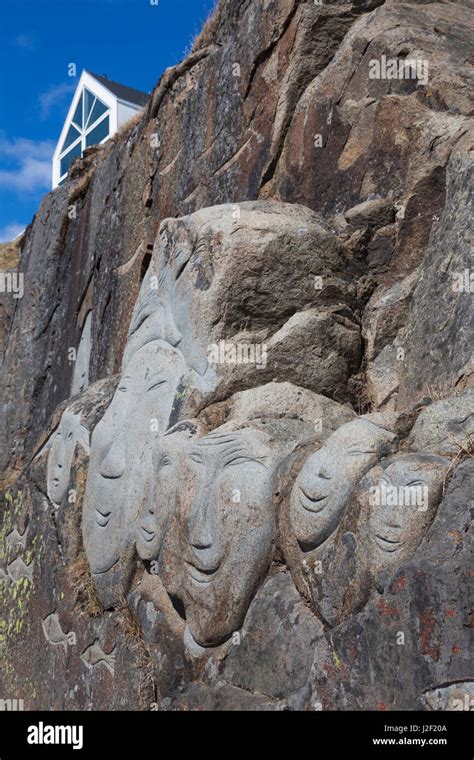 Greenland, Qaqortoq, Stone and Man outdoor sculpture project, Vision ...