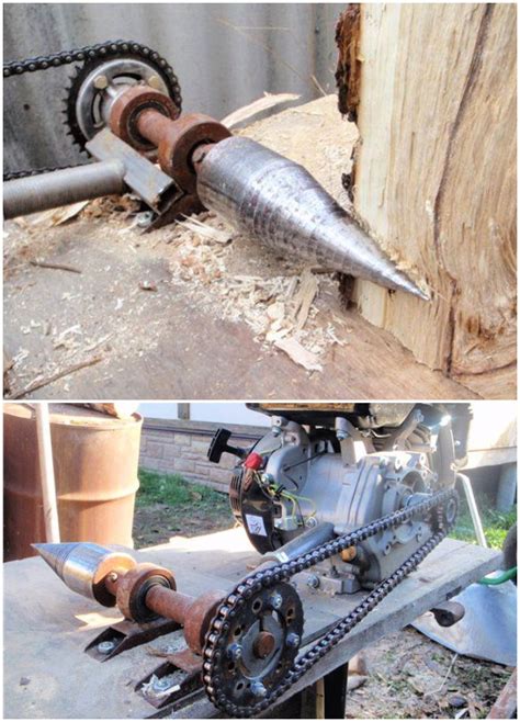 10 Homemade Log Splitter Plans (Build DIY Wood Splitter)