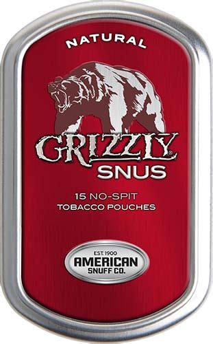 Tobacco OTP Gold Award: Grizzly SNUS Natural by American Snuff Co. - C ...