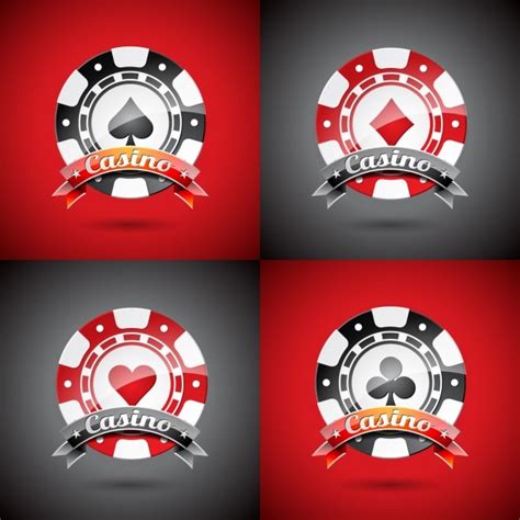 Free Vector | Casino logos template