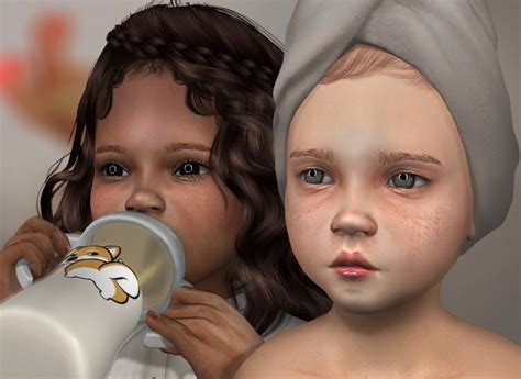 Babyhair N1 - N4 at Daerilia – Mimilky » Sims 4 Updates