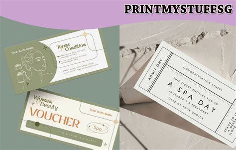 Cheap Ticket & Voucher Printing Services Singapore