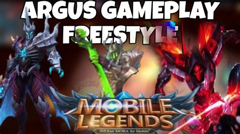 ARGUS GAMEPLAY MLBB FREESTYLE GAMEPLAY.BEST BUILD ITEM. - YouTube