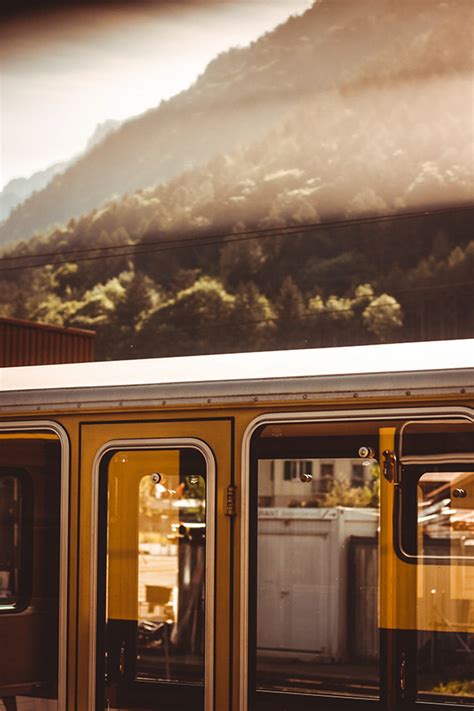 Train travel in Switzerland :: Behance