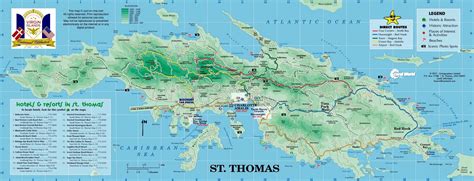 St. Thomas Virgin Islands Map | usvi-on-line.com