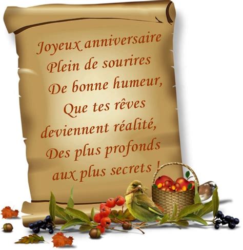 poeme anniversaire