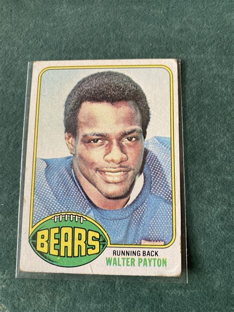 Walter Payton Rookie Card | eBay