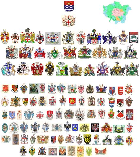 The coats of arms of all (former) London boroughs : r/london