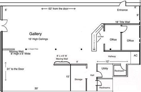 Art Gallery Floorplan for Your Exhibition