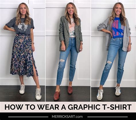 How to Wear a Graphic T-Shirt (3 Outfit Ideas) - Merrick's Art