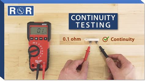 How to do a Continuity Test With a Multimeter | Repair and Replace ...