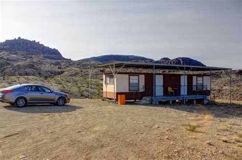 Cabin at Wildhorse Station at Big Bend National Park, Texas image ...