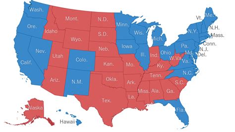 Usa Map Red And Blue States - When Is Fafsa Due For Fall 2024