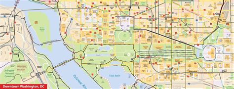 Washington D.C. maps - The tourist map of D.C. to plan your visit