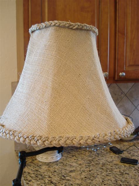 Chestnut Sparrow: Burlap Covered Lampshade Tutorial