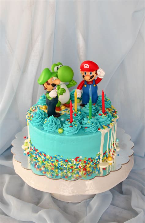 Super Mario Birthday Cake - Recipes Inspired by Mom