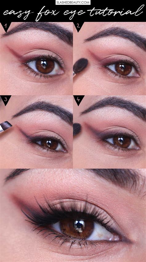 5-Step Easy Fox Eye Makeup Tutorial | Slashed Beauty