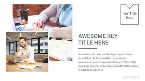 Creative Minimalist Keynote Template - SlideSalad