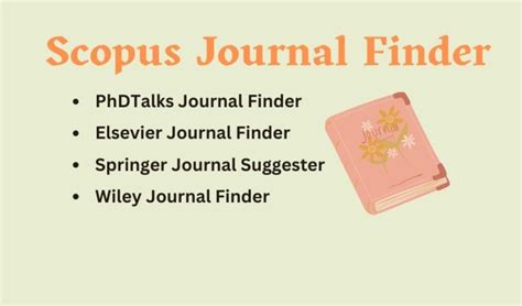 Scopus journal finder - Research Journals