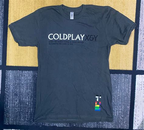 COLDPLAY Official Merchandise T-Shirt, Men's Fashion, Tops & Sets ...