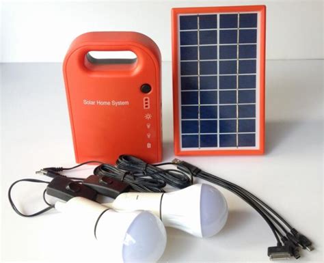 Mini Solar Home System Portable Solar Energy Kit Solar Generator with 2 ...