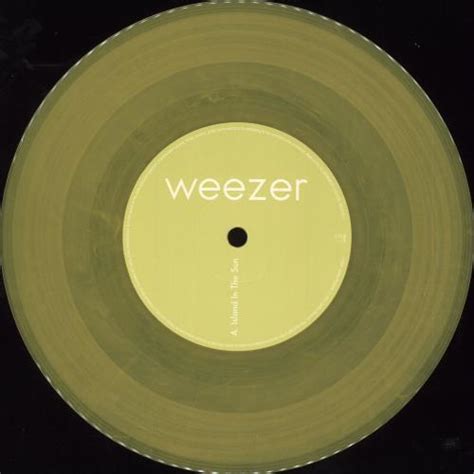 Weezer Island In The Sun - Yellow Vinyl UK 7" vinyl single (7 inch ...