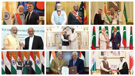 List of international awards received by PM Modi before France's ...