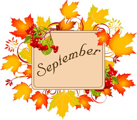 September Autumn PNG Clipart | PNG All