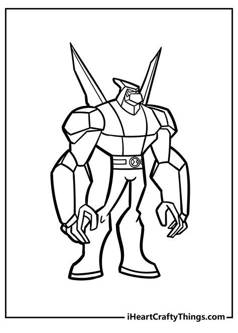 Ben 10 Xlr8 Coloring Pages