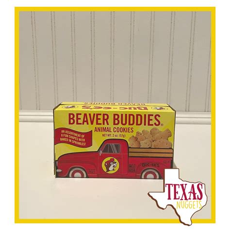 Buc-ee's Beaver Buddies Animal Cookies – Texas Nuggets