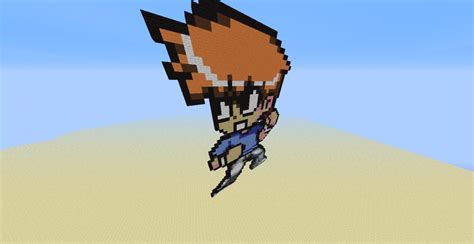 Scott Pilgrim Pixel Art Minecraft Map