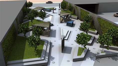 Landscape Architecture Modern Park Design Plan - Livingroom Ideas