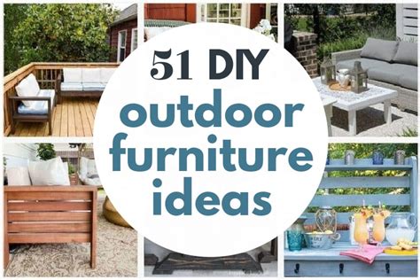 51 Fabulous DIY Outdoor Furniture Ideas