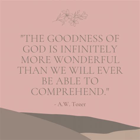 Quotes About The Goodness of God - In Faith Blog