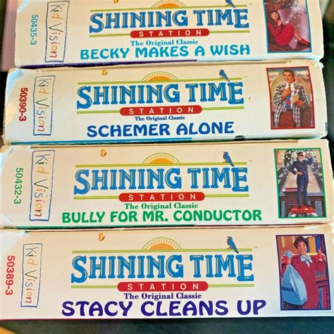 Lot of 4 Shining Time Station w/ Thomas Train Story VHS Tapes Becky ...