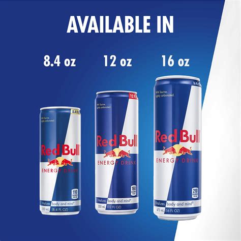 Red Bull Can Sizes