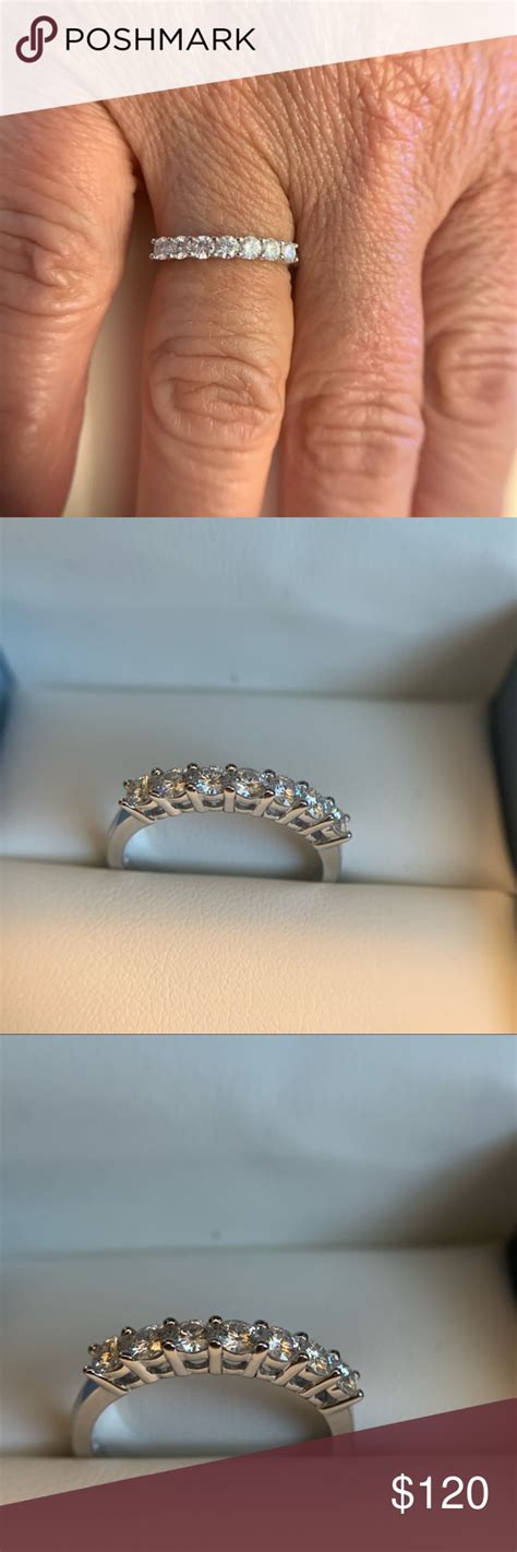 Charles & Colvard 14K Moissanite Ring Size 9 | Rings, Moissanite rings ...