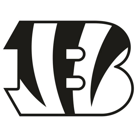 Cincinnati Bengals Black Svg | Bengals Black and White Png