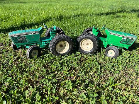 Vintage Green ERTL Farm Tractors 1970 Die Cast Toy Collectors Two to ...