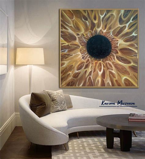 Eye wall art On Canvas Eyes Painting Abstract Oversized Wall | Etsy